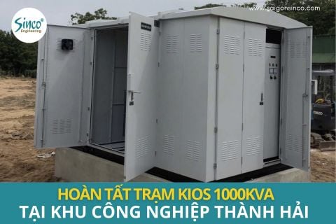LẮP ĐẶT KIOS 1000KVA TẠI KCN THÀNH HẢI, NINH THUẬN