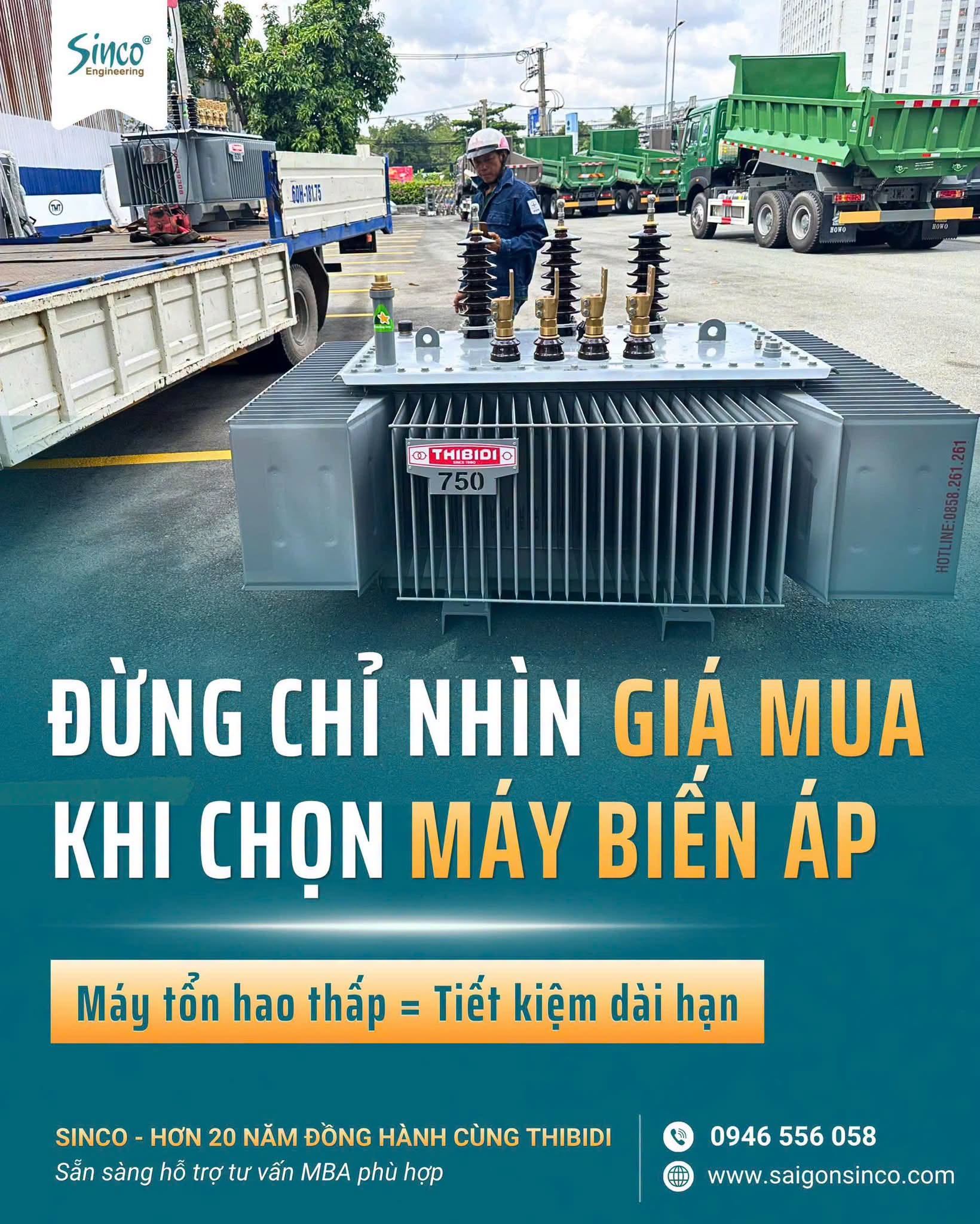 Chọn máy biến áp: Đừng chỉ nhìn vào giá mua ban đầu