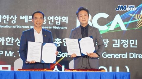 BCA 그룹과 아시아한상 베트남총연합회 간의 MOU 체결식