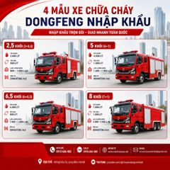 Bảng Giá Xe Chữa Cháy Dongfeng 2–8 Khối 2026