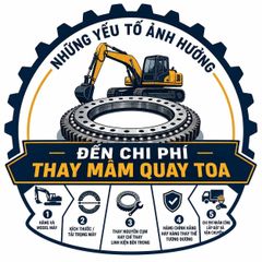 Chi Phí Thay Mâm Quay Toa Máy Xúc Bao Nhiêu?