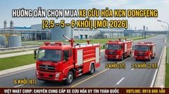 Xe Cứu Hỏa Khu Công Nghiệp: Cẩm Nang Chọn Mua Xe Chữa Cháy Dongfeng 2,5 - 5 - 6 Khối [2026]