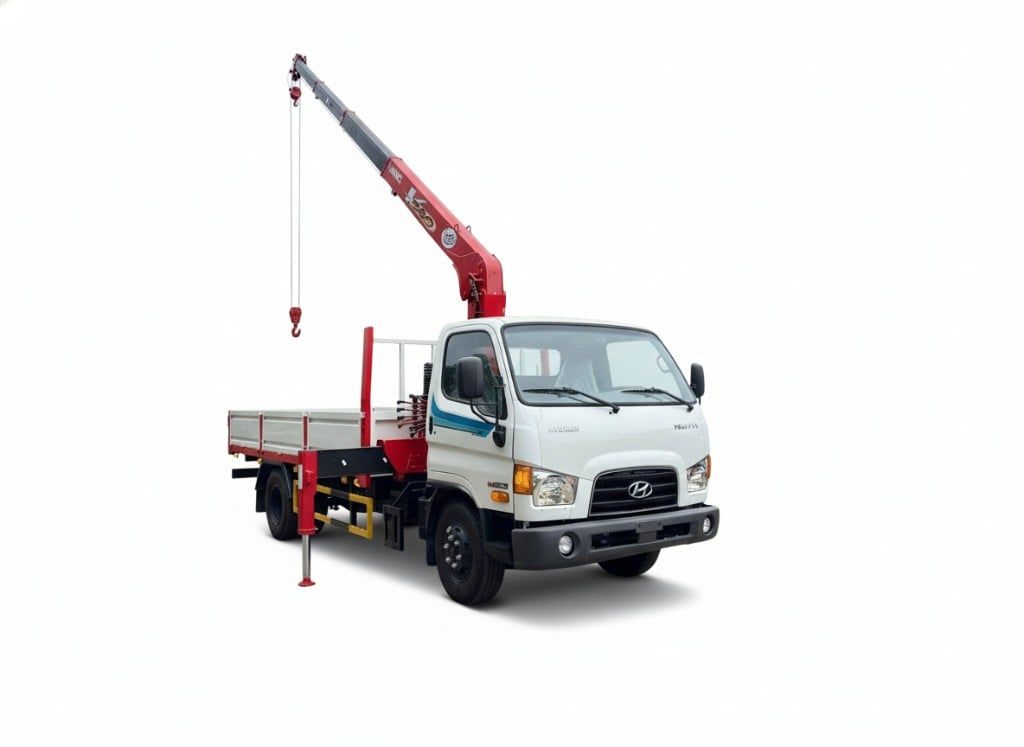 Ứng dụng xe cẩu Hyundai cẩu Urv344