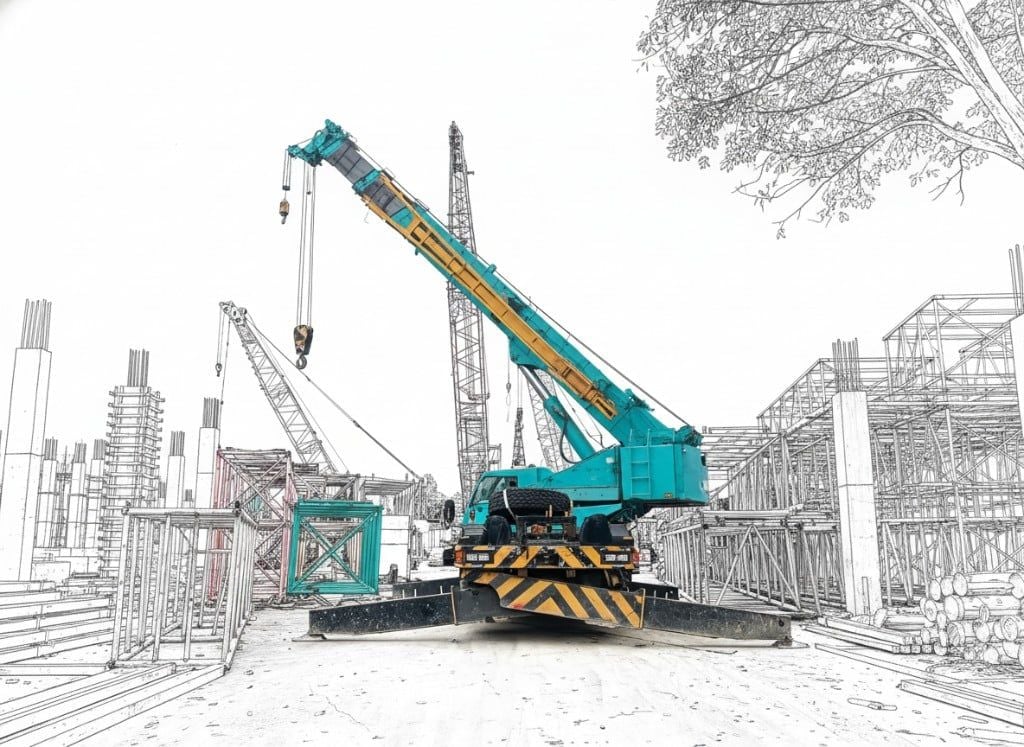 Xe cẩu bánh lôp 50 tấn Kobelco RK500-2 (2005) nhập khẩu từ Nhật Bản