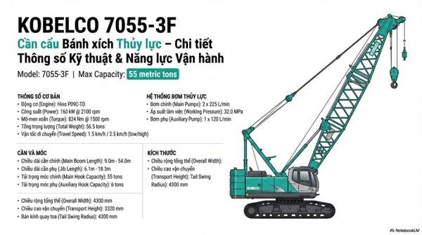 cau-banh-xich-kobelco-7055-cu-1991