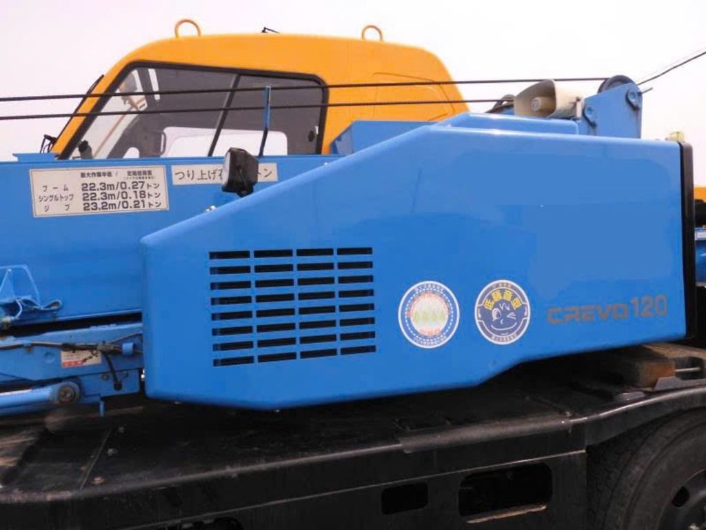 Bán Cẩu bánh lốp 12 tấn Tadano nhập Nhật đời 2004, Model GR-120NL-1,
