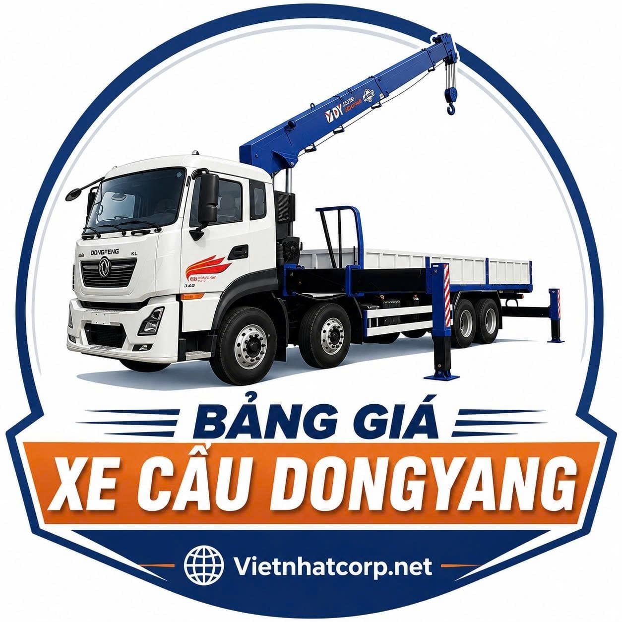 Bảng giá xe tải gắn cẩu Dongyang