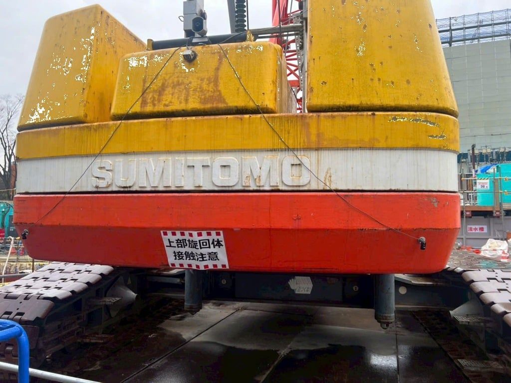 Khả năng của Cẩu Bánh Xích Sumitomo SC1500-2 (150 Tấn) Cũ Đời 1997