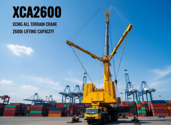 Cẩu bánh lốp 2600 tấn XCMG XCA2600