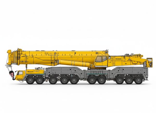 Cẩu bánh lốp 2600 tấn XCMG XCA2600