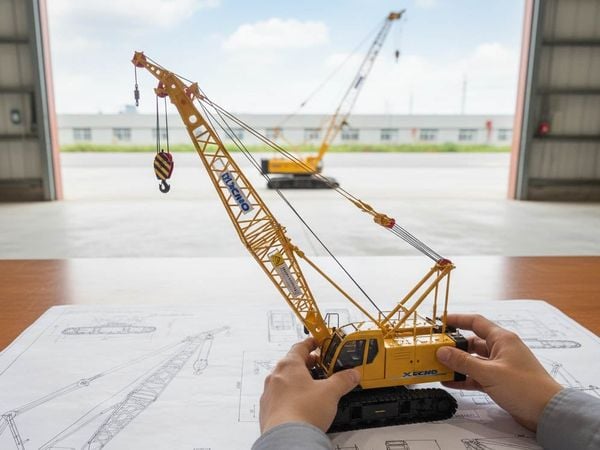 Thiết kế cẩu 50 tấn XCMG bánh xích XGC50