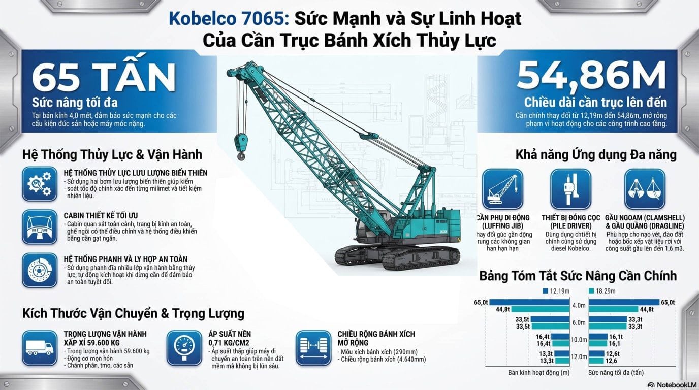 Thông số tổng hợp Kobelco 7065