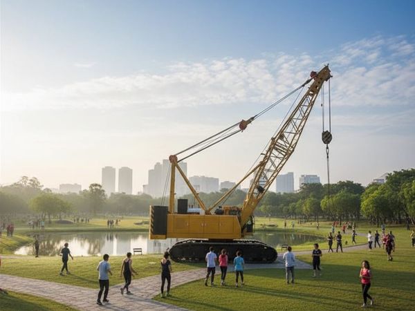 Ứng dụng Cẩu bánh xích 85 tấn XCMG