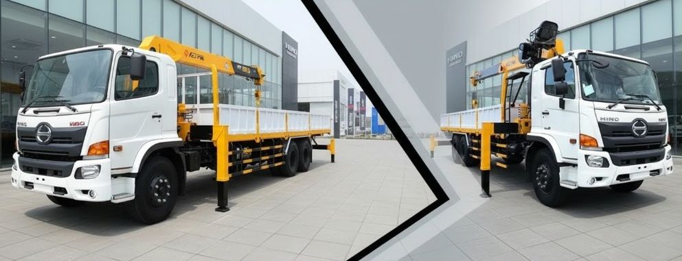 Xe tải gắn Cẩu Soosan 8 Tấn SCS746L 6 đốt