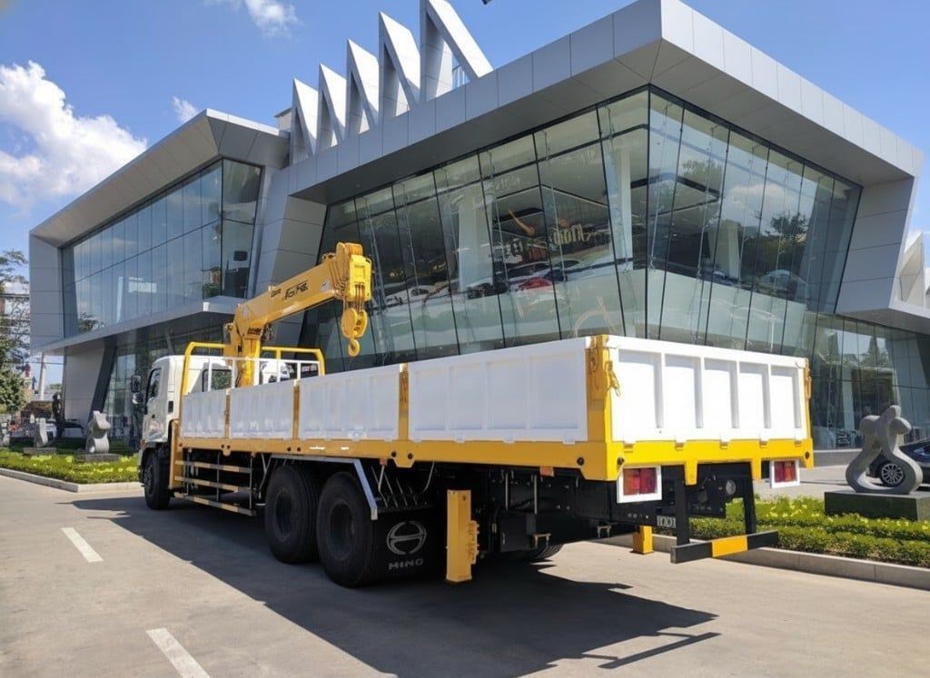 Xe cẩu thùng Soosan 8 Tấn SCS746L 6 đốt