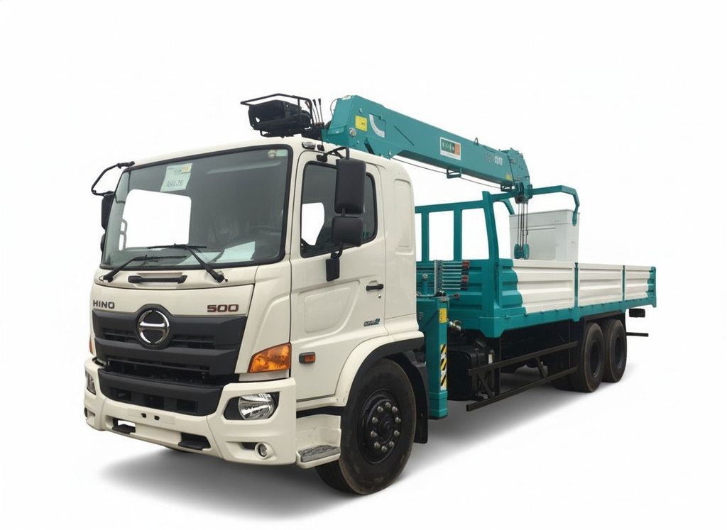 Xe Hino FM8JW7A gắn cẩu Hyundai Everdigm 8 tấn HLC8016