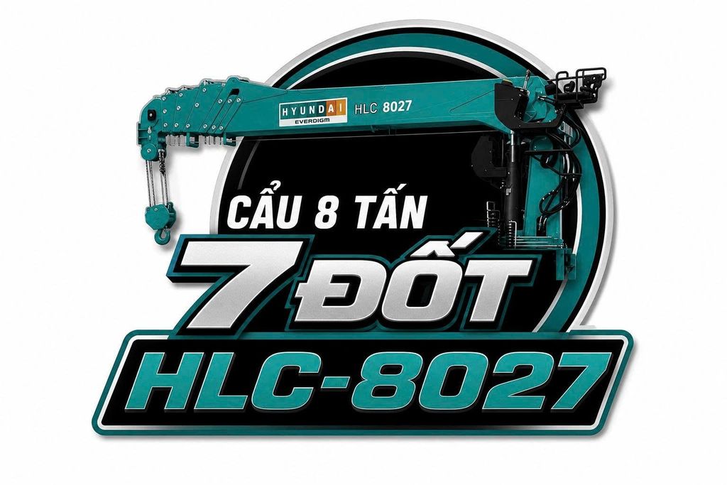 Cẩu 8 tấn 7 đốt Hyundai Everdigm