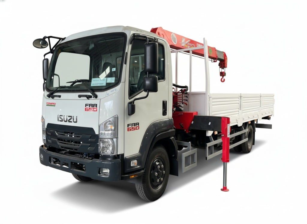 Isuzu FRR90NE5 Gắn Cẩu Unic URV343