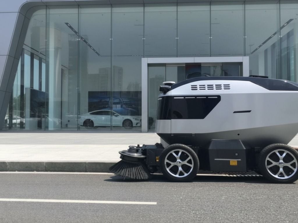 robot vệ sinh đô thị không người láI fULONGMA