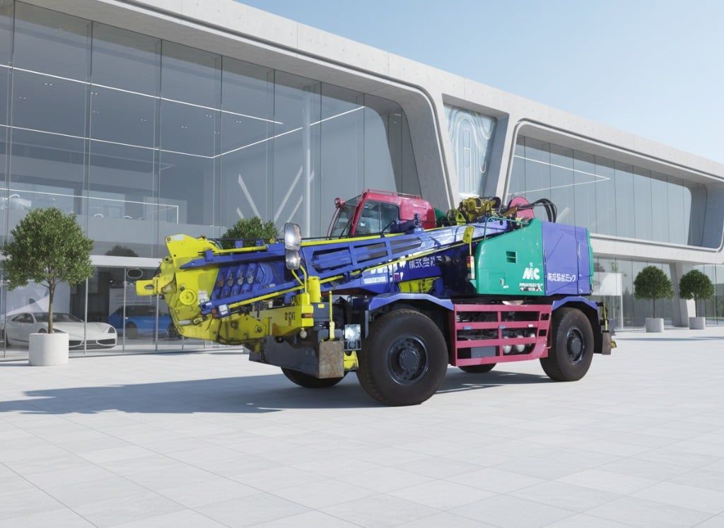 Công nghệ Cẩu địa hình bánh lốp 25 tấn Kobelco RK250-8