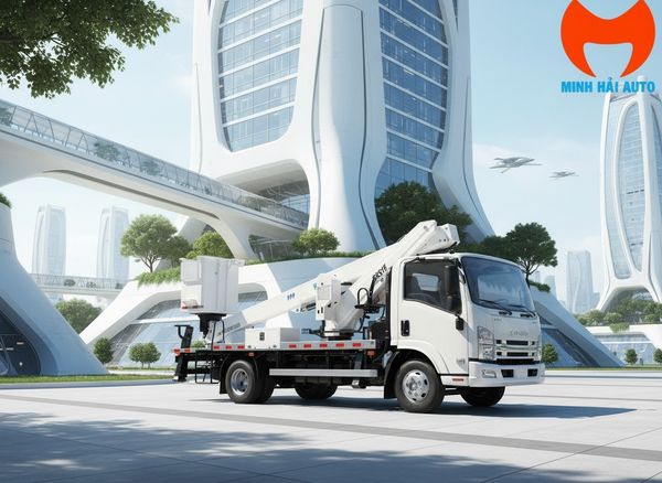 Tông quan xe nâng người 18 m xcmg GKS18