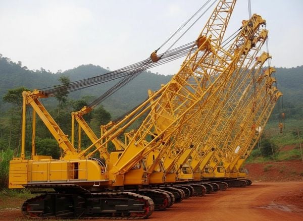 Cẩu bánh xích 180 tấn XCMG