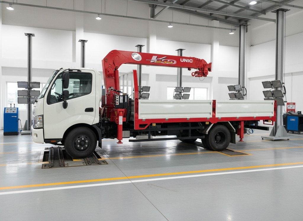 Xe cẩu tự hành Hino XZU730 gắn cẩu Unic 3T5Đ URV345