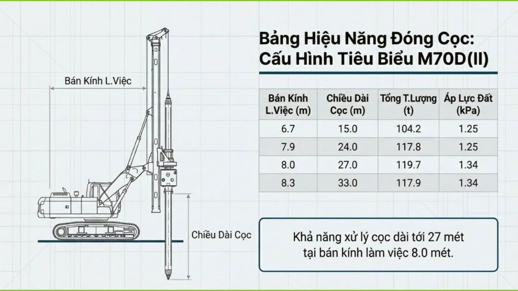 Thông số Khoan xi măng đất Nippon Sharyo DH608-120M đời 1991