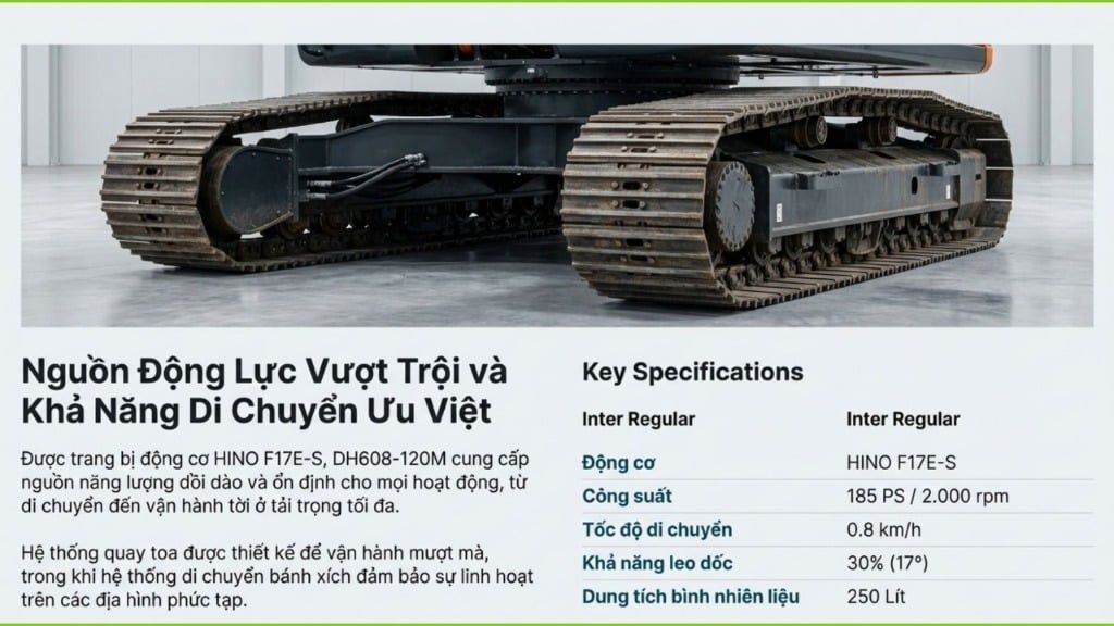 Định vị Khoan xi măng đất Nippon Sharyo DH608-120M đời 1991