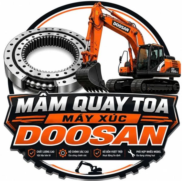 mâm quay máy xúc doosan