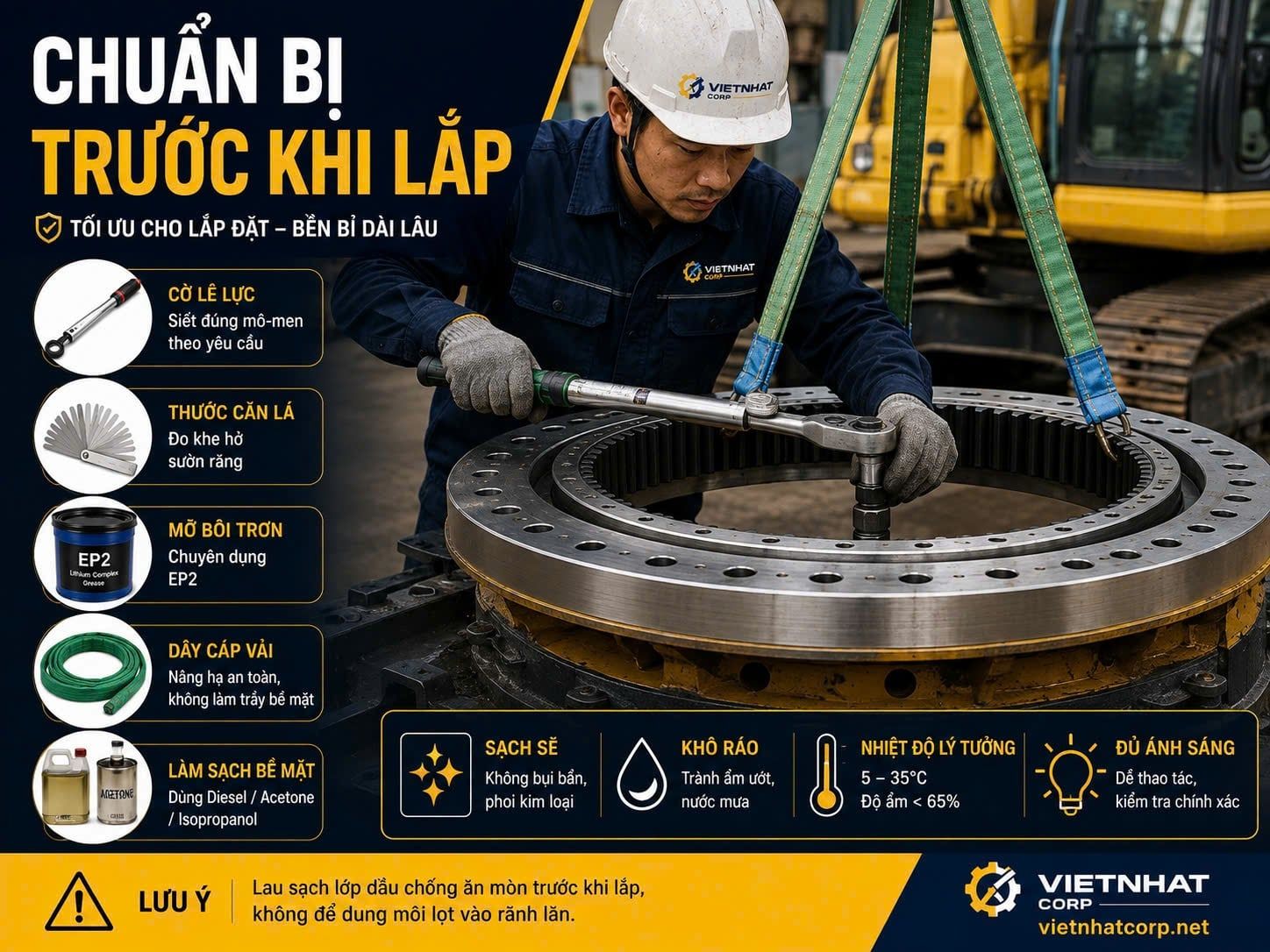 Siết bu-lông đúng chuẩn — bước hay bị làm sai nhất