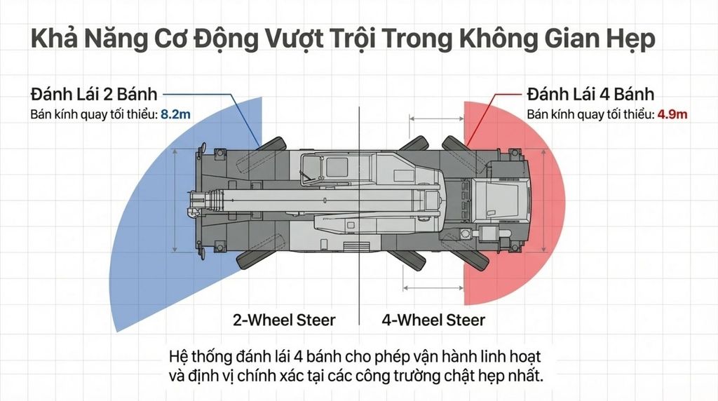 Chế độ lái Cẩu Địa Hình KATO SR-250SP-V (KR-25H-V)