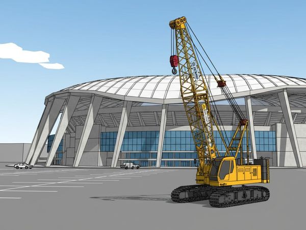 Chi tiết Cẩu bánh xích 85 tấn XCMG