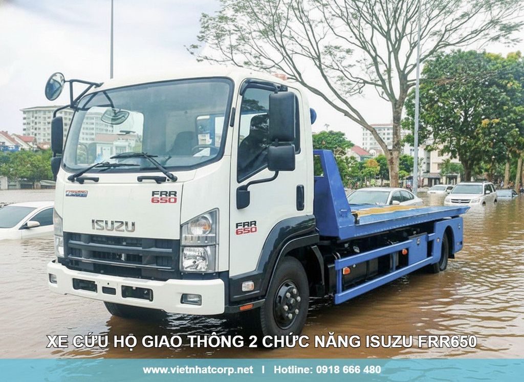 Xe cứu hộ giao thông 2 chức năng ISUZU FRR650