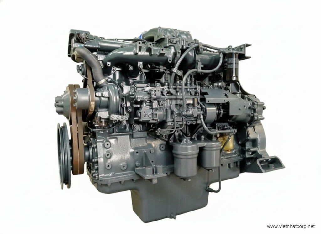 Động cơ MITSUBISHI 6D22CT của xe cẩu bánh xích 100 tấn sc1000
