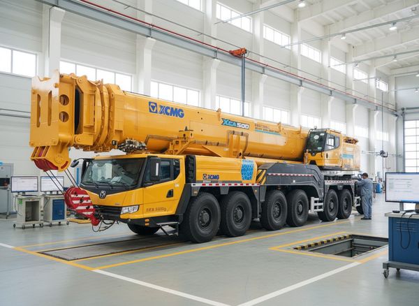 cẩu bánh lốp 500 tấn XCMG xca500