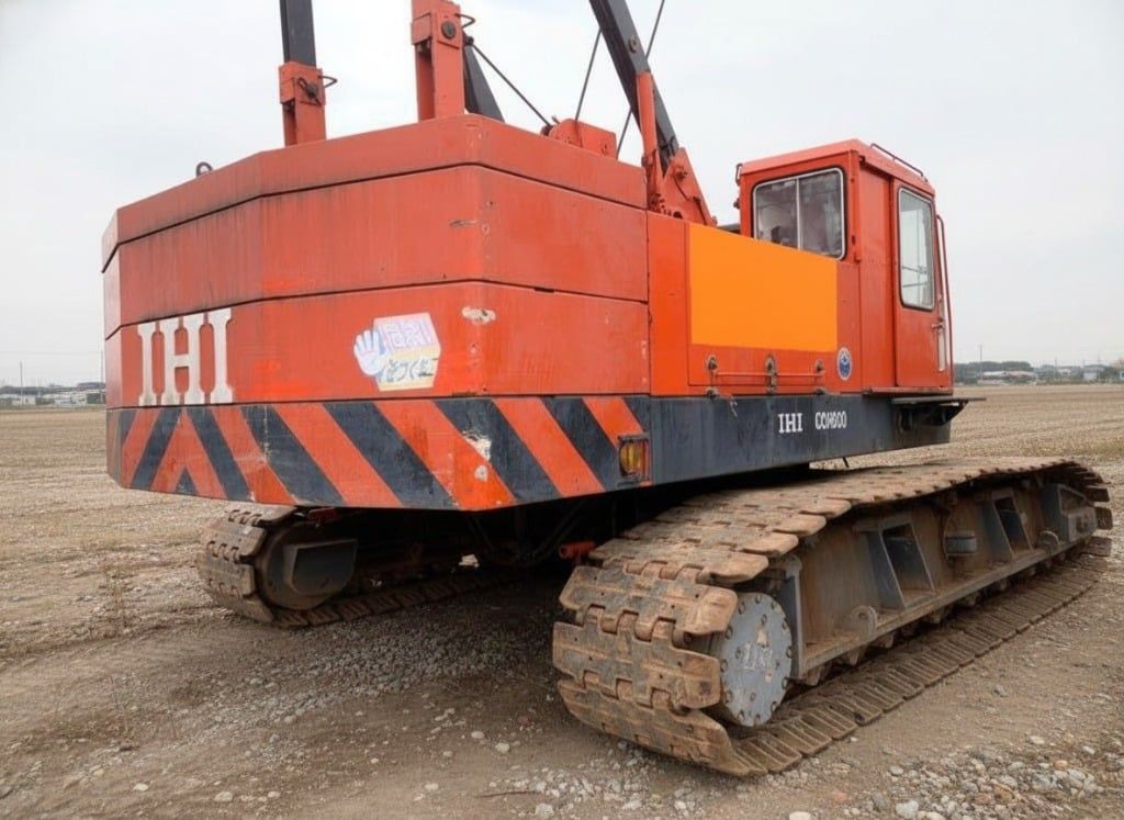 XE CẨU BÁNH XÍCH IHI CCH800 – 80 TẤN đời 1993
