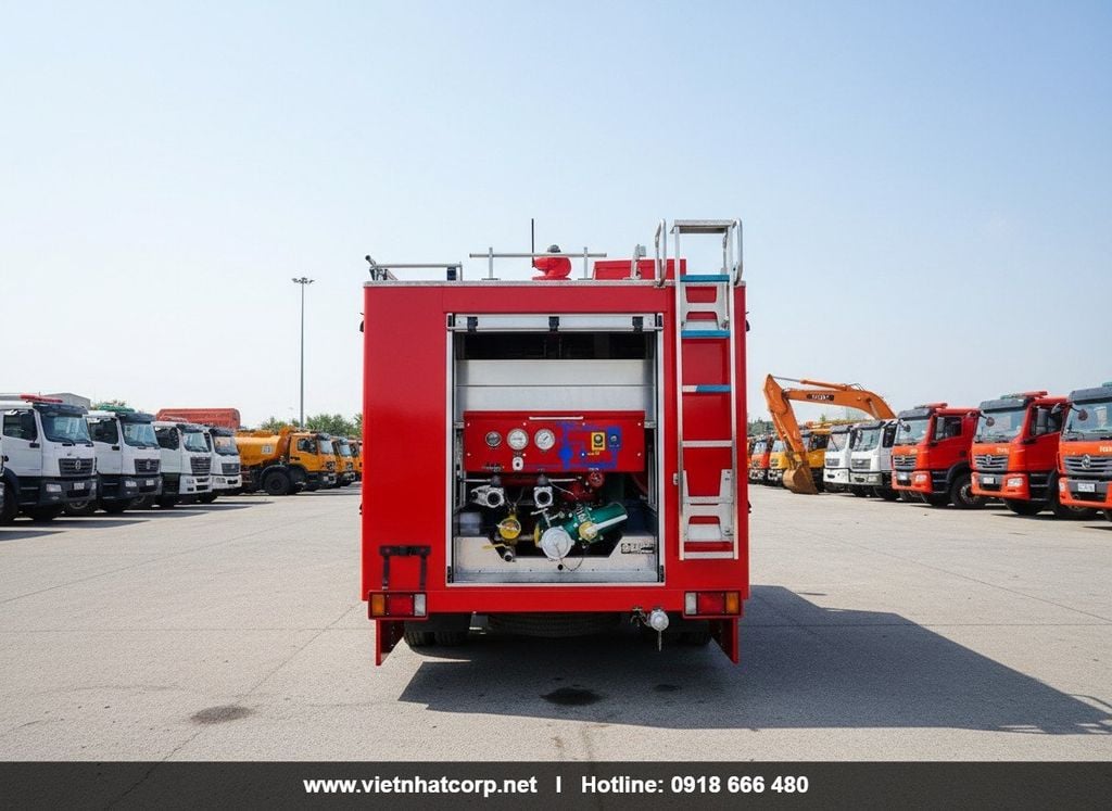 Xe Chữa Cháy cứu hỏa 6 Khối Isuzu FVR34