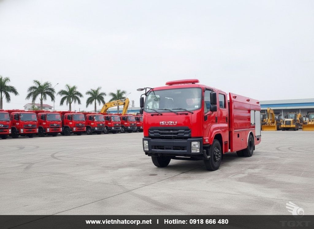 Xe Chữa Cháy 6 Khối Isuzu FVR34