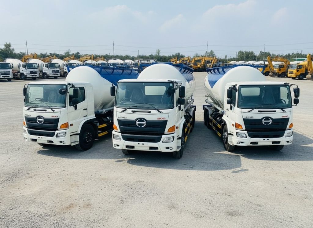 Tổng quan Xe chở thức ăn gia súc HINO 24 khối 24m3