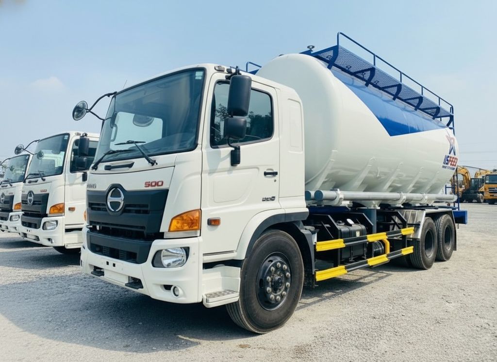 Ứng dụng Xe chở thức ăn gia súc HINO 24 khối 24m3