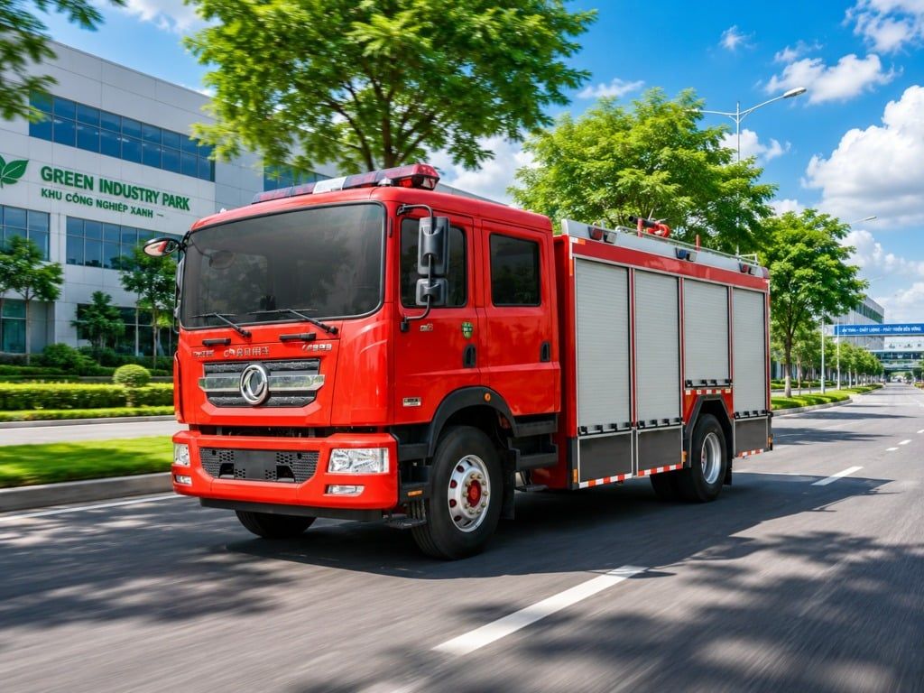 xE CHỮA CHÁY DONGFENG 6 KHỐI