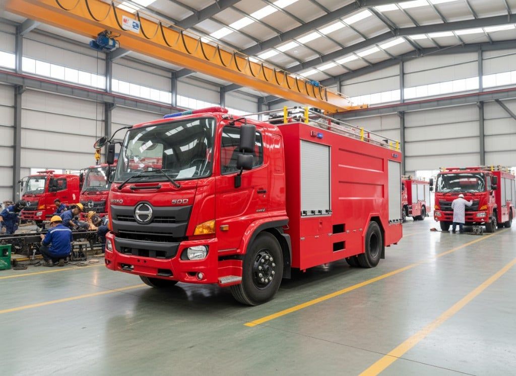 Xe chữa cháy Hino 5,5 khối FG