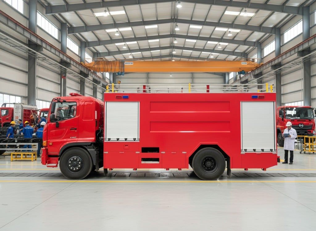Mua Xe cứu hỏa Hino 5 khối nước 0,5 khối bọt FGJJ