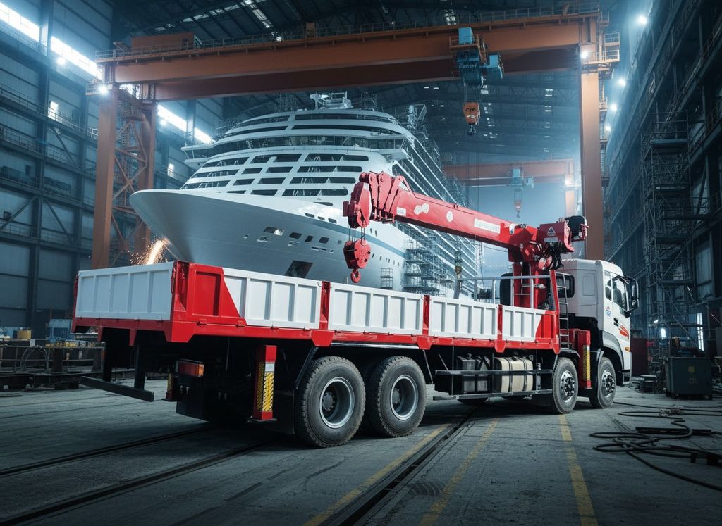 Xe cẩu tự hành mẫu Dongfeng gắn Zton 12 tấn