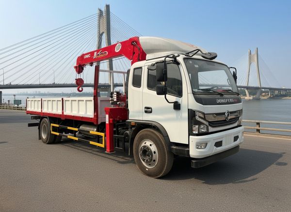 Xe tải gắn cẩu 5 tấn Dongfeng D8 thùng 6,1m