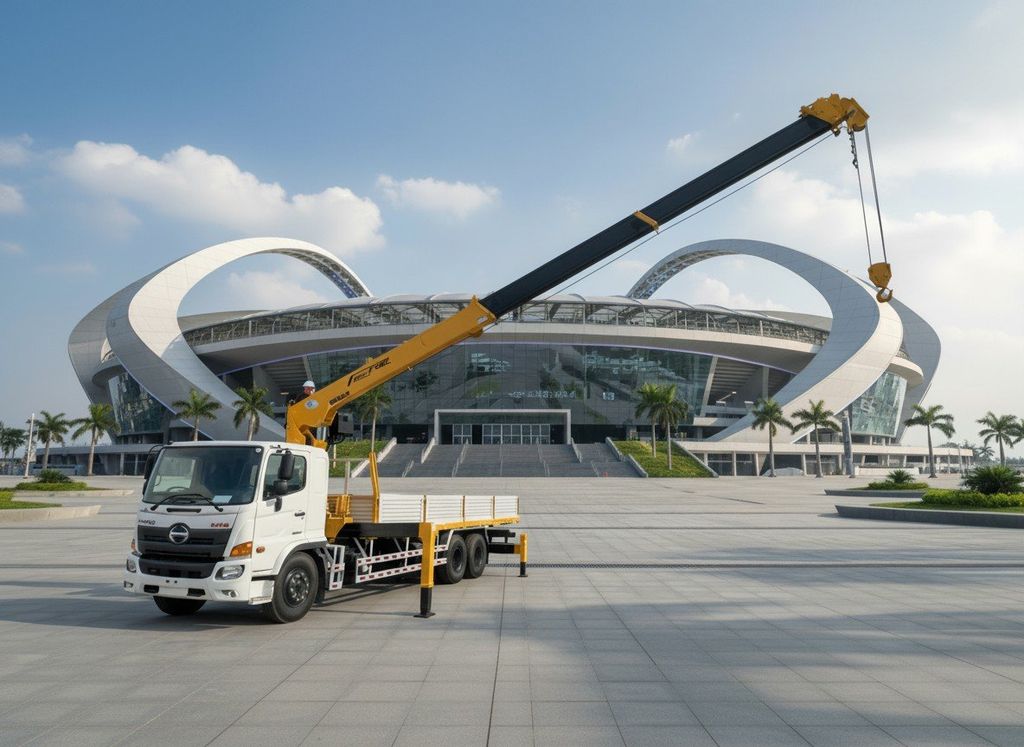 Xe Hino FM8JW8A gắn cẩu 8 tấn Soosan