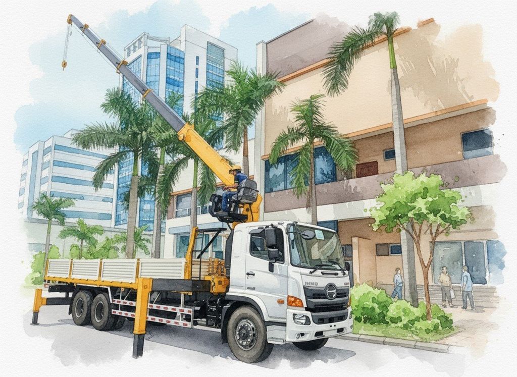Xe Hino FM Gắn cẩu Soosan 8 tấn SCS746L