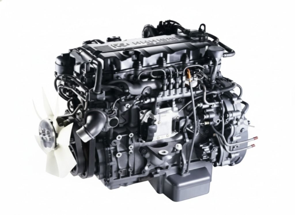Động cơ Hyundai D4GA Xe Hút Chất Thải Hyundai 6 Khối Mighty W11S
