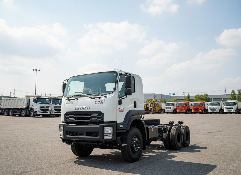 Xe Isuzu FVZ 3 chân